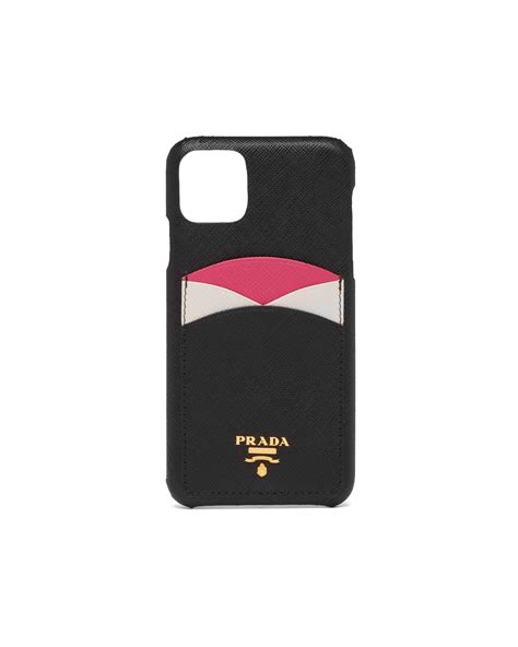 prada case iphone 11 pro|Prada Black Saffiano Leather Iphone 11 Pro Case for .